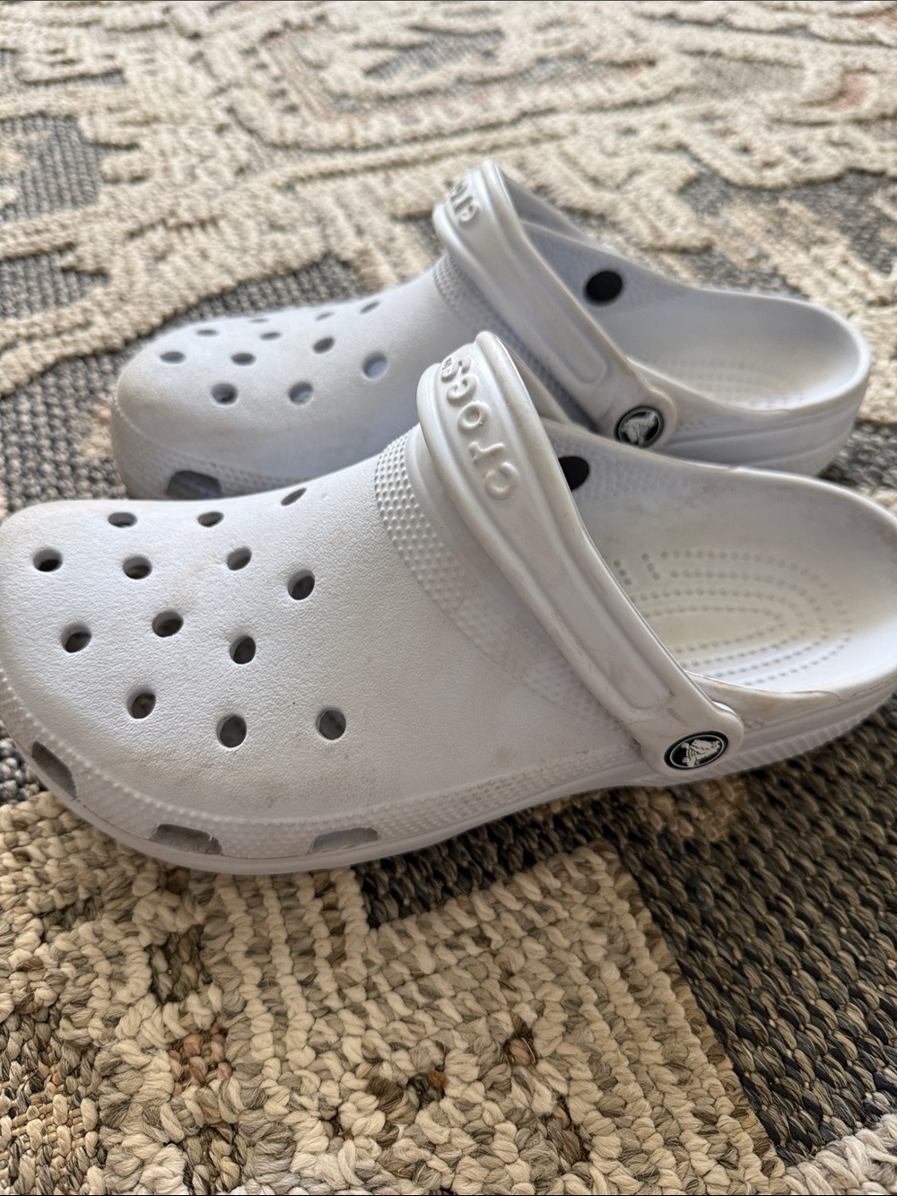 White Crocs Classic Clog for Women